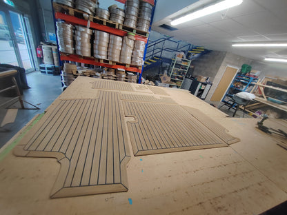 Fairline Holiday 23 pvc synthetic teak deck- Free sample and quote request