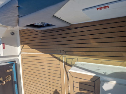 Searay 220 Sundancer pvc synthetic teak deck- Free sample and quote request